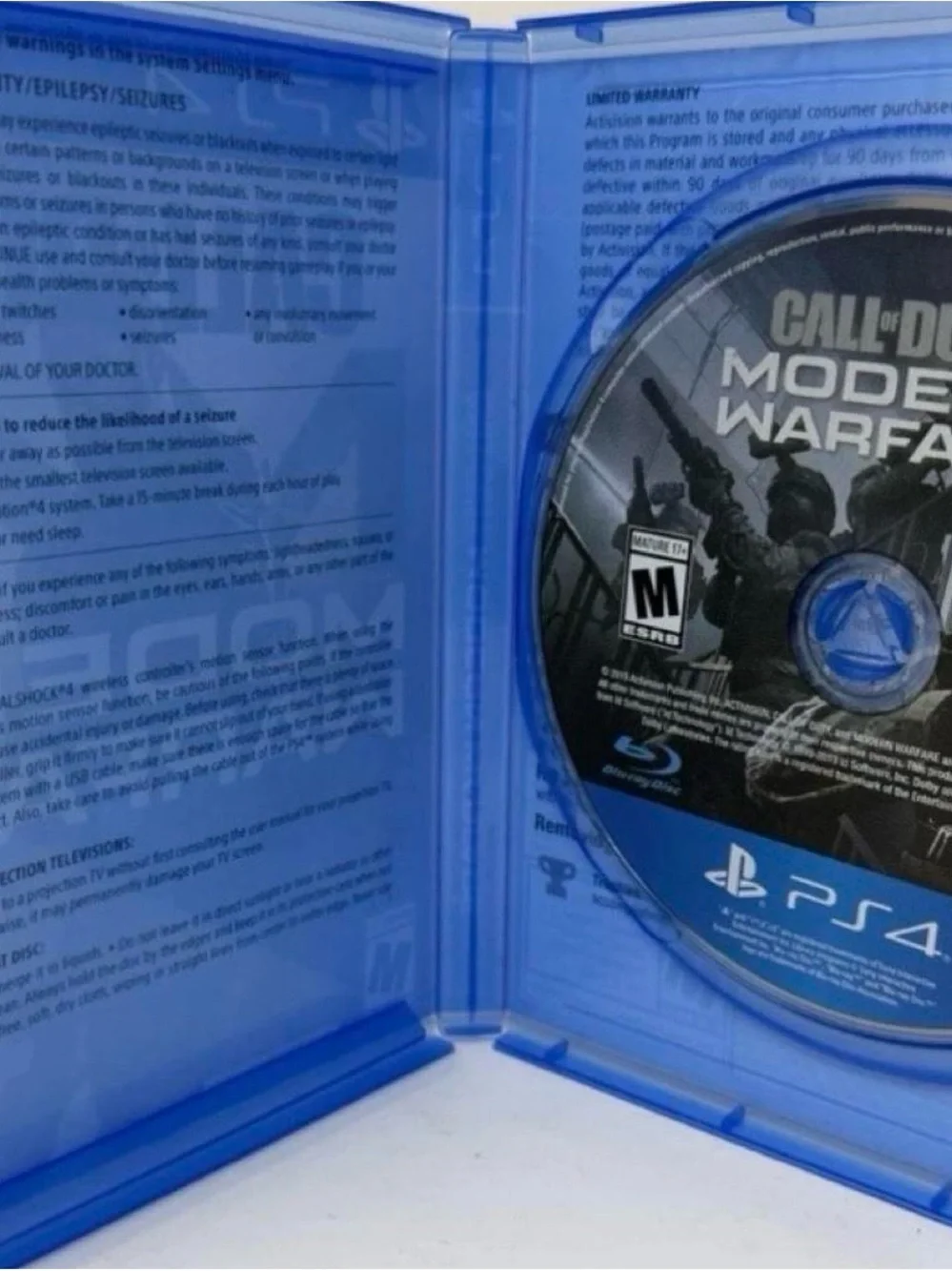 Sony PS4 Call of Duty: Modern Warfare – Black & Blue Cover
